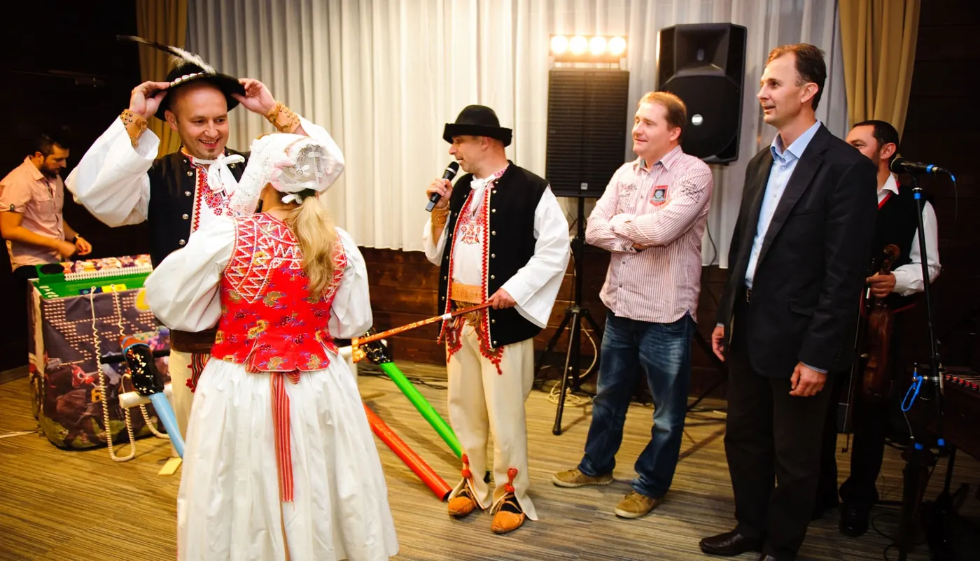 Folklórne vystúpenie počas sprievodného programu